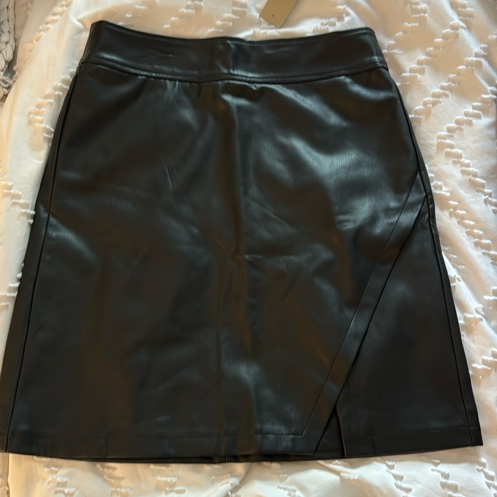 NWT Pleather Skirt